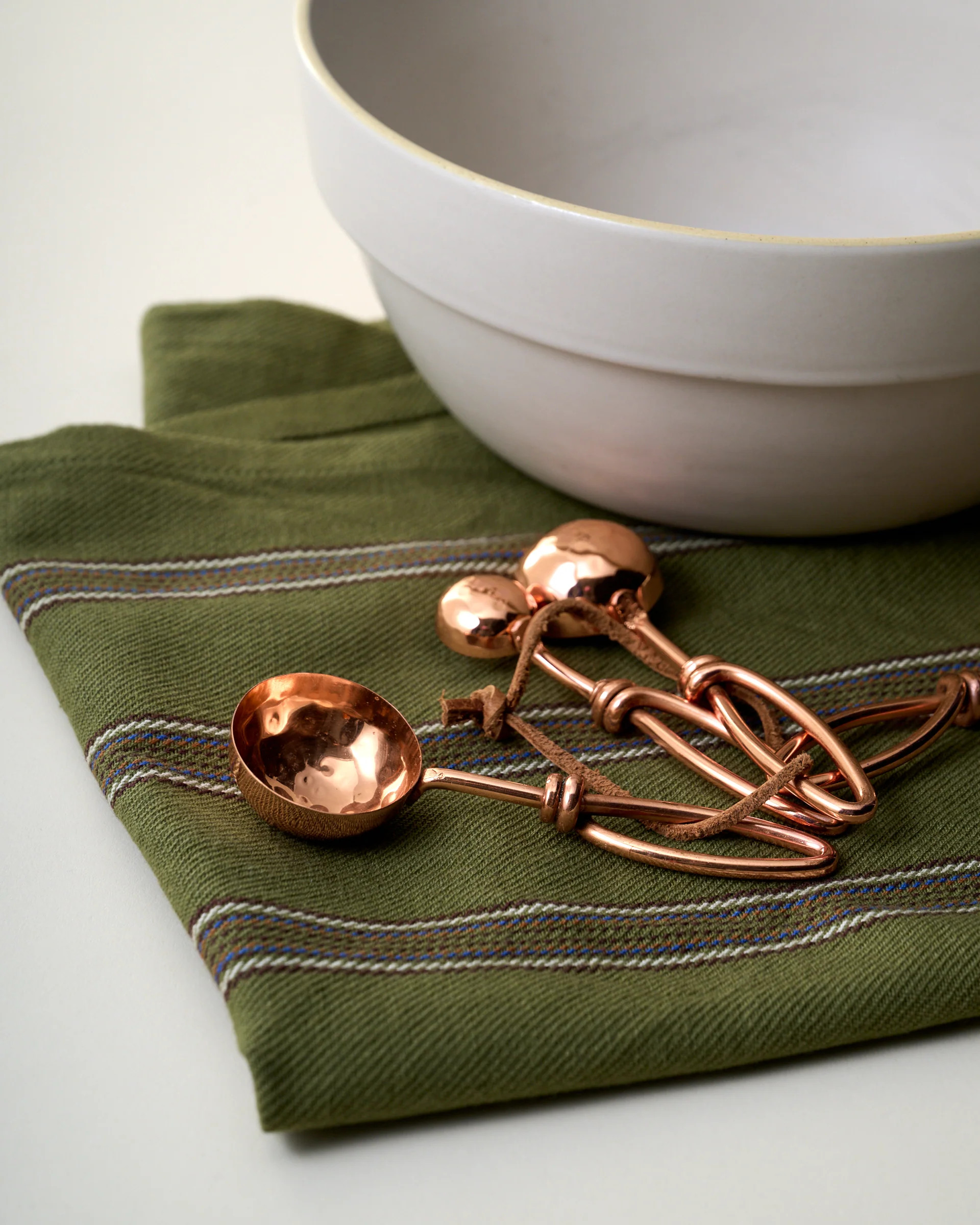 Hammered Copper Measuring Spoons | Magnolia