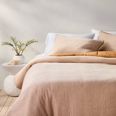 Textured Chambray Comforter & Sham Set - Casaluna™ | Target