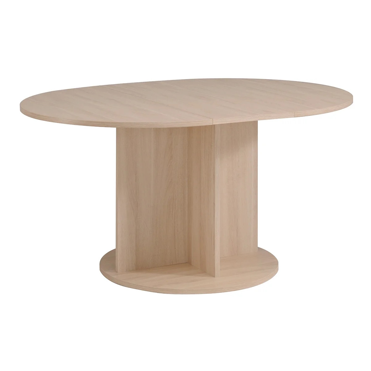 Warren Round Table with Central Extension, Sesame Oak | Walmart (US)