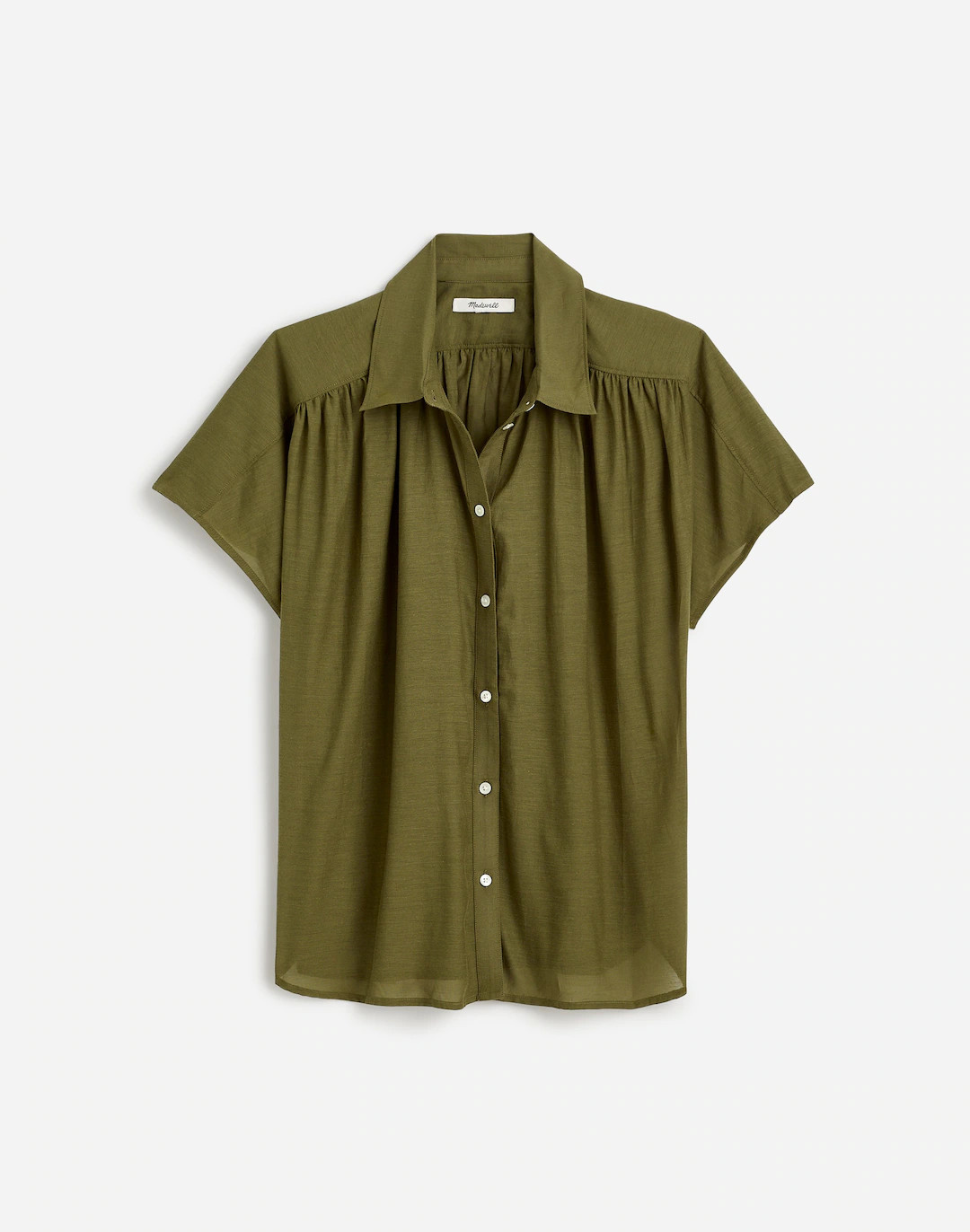 Cap-Sleeve A-Line Top | Madewell