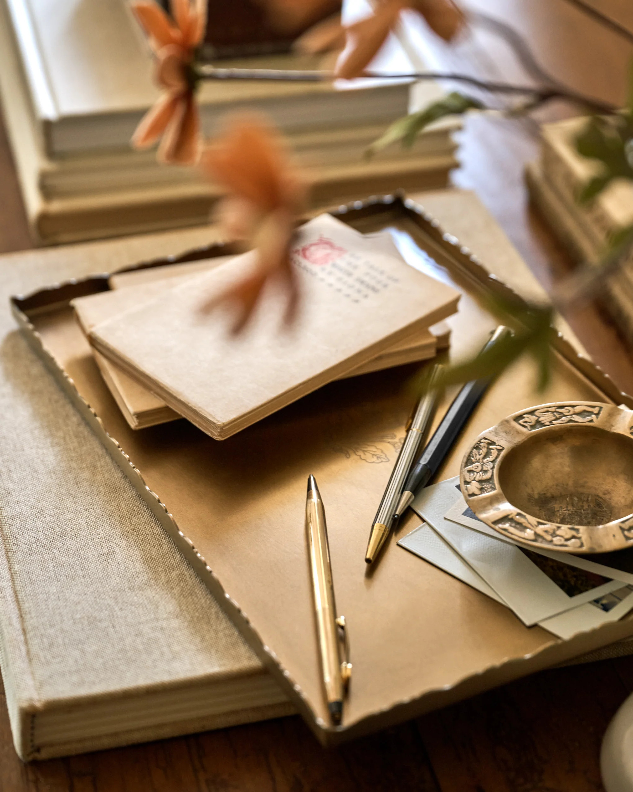 Daphne Antique Brass Tray | Magnolia