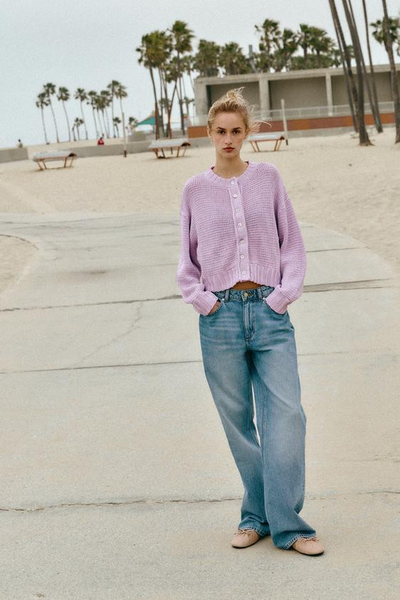 CHUNKY KNIT CARDIGAN | Zara US