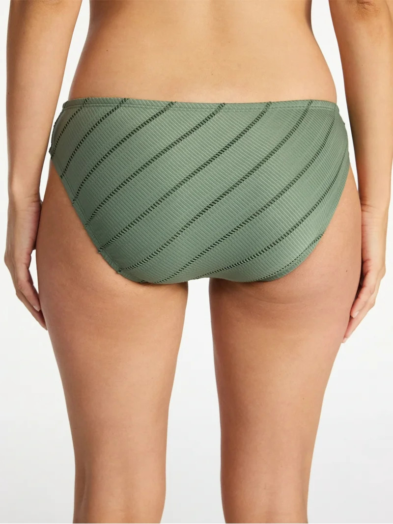 Time and Tru Women's and Women's Plus Size Low Rise Bikini Bottom, Sizes XS-3X | Walmart (US)