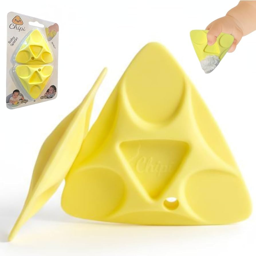 Chipi Baby Spoon – Smarter Baby Steps, First Stage Training, Self-Feeding Utensil, Easy Grip, C... | Amazon (US)