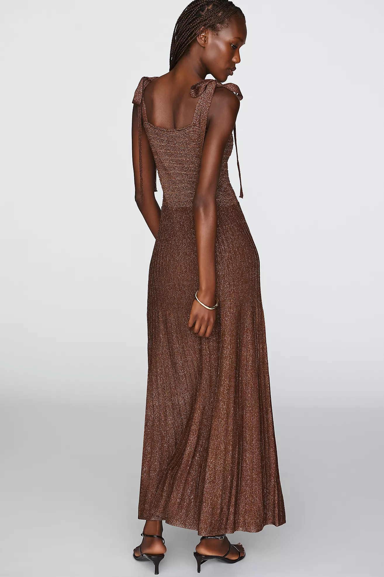 Endless Rose Square-Neck Midi Dress | Anthropologie (US)