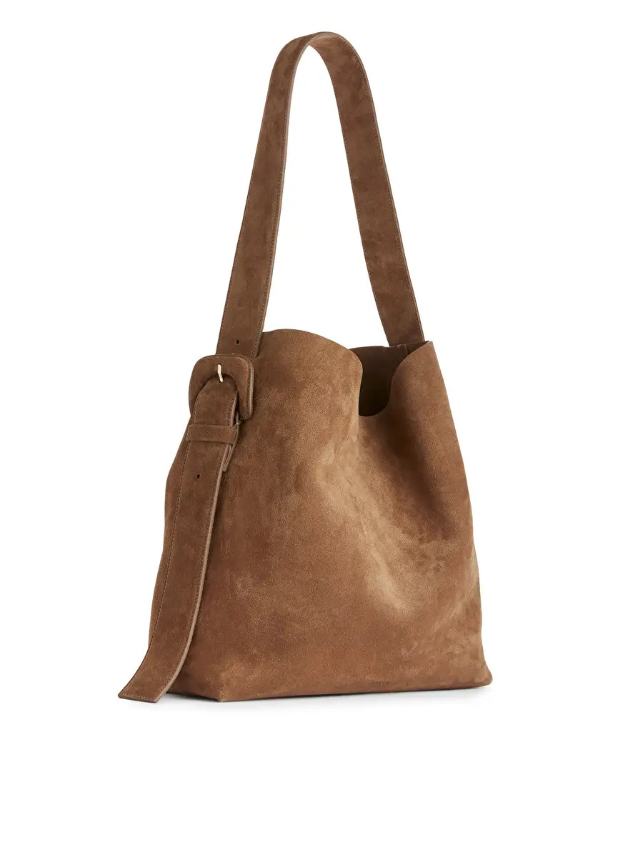 Suede Tote Bag | ARKET (US&UK)