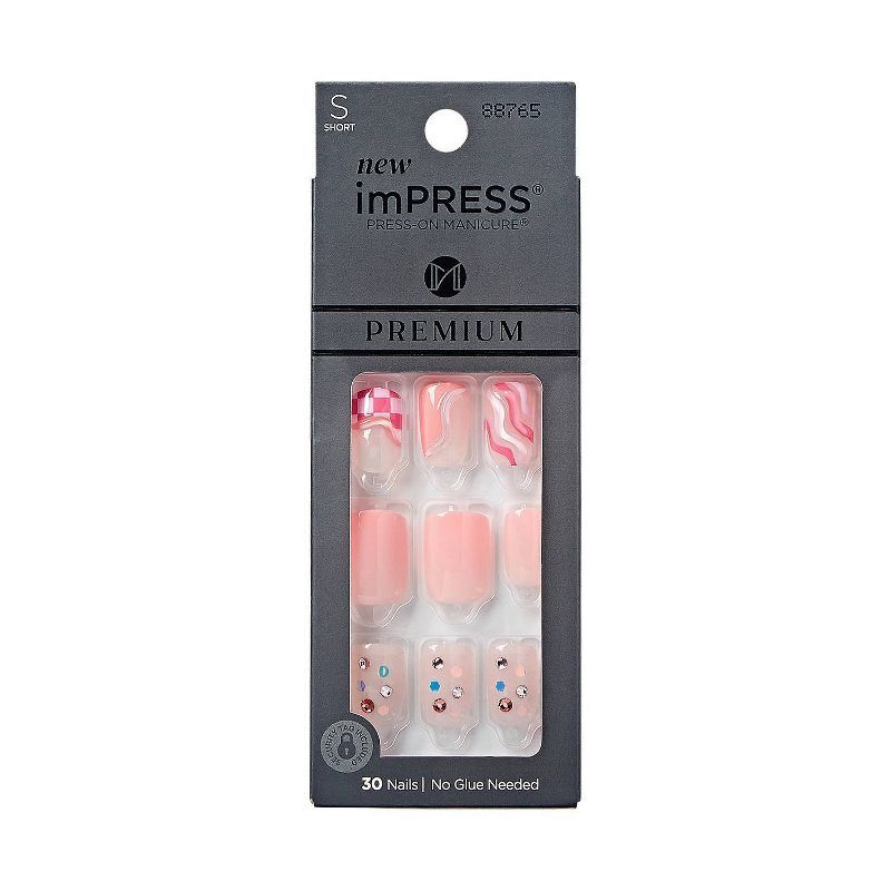 KISS Products Premium Short Square Press-On Fake Nails - Magic Shop - 33ct | Target