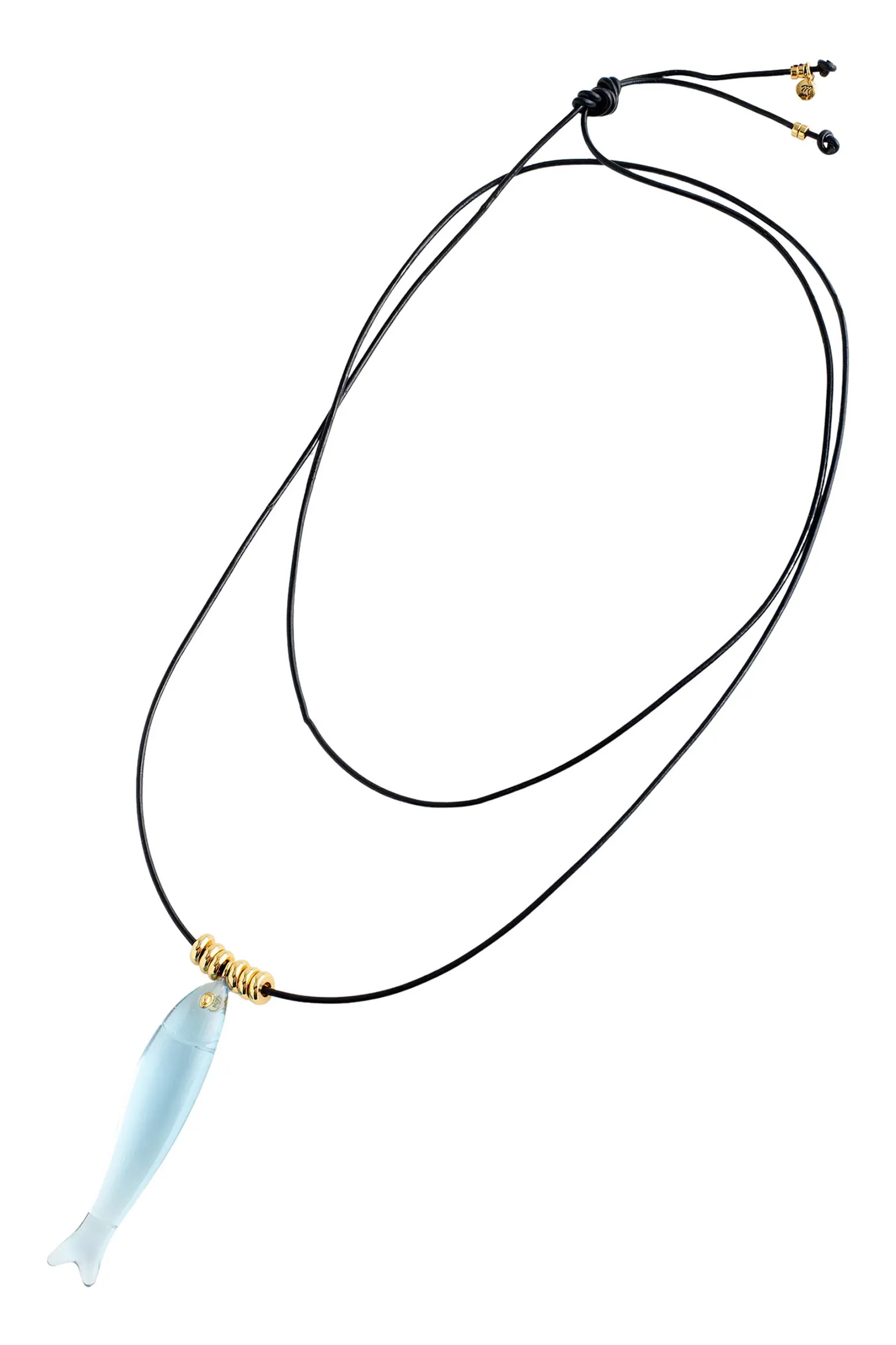 Madewell Fish Charm Leather Cord Necklace (Women) | Nordstrom | Nordstrom