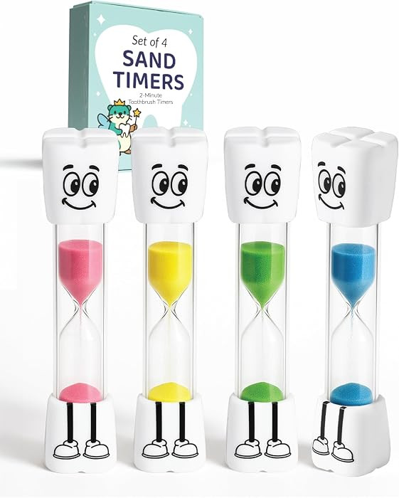 Toothbrush Timer for Kids - 2 Minute Sand Timer for Brushing Teeth - Tooth Brush Time Sand Clock ... | Amazon (US)