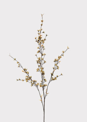 Ivory Fake Fall Blossom Flower Branch - 38" | Afloral