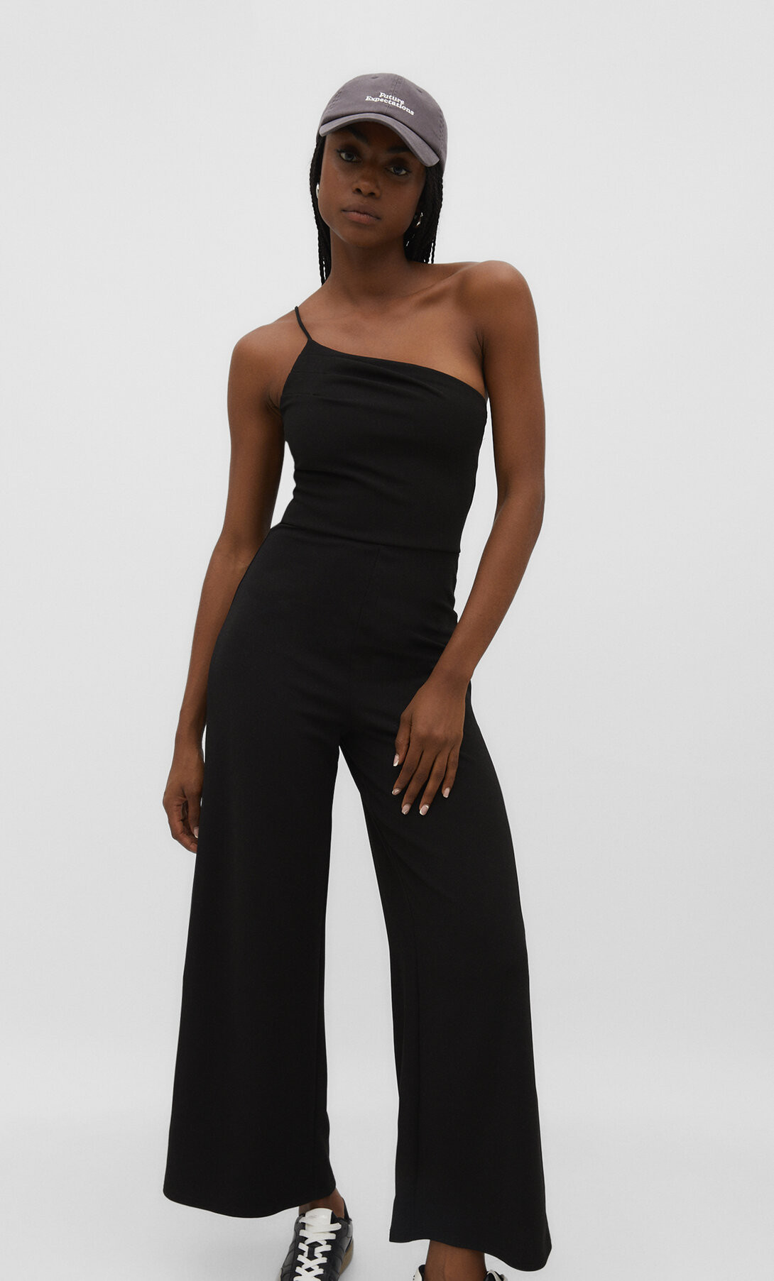 Combinaison à décolleté asymétrique - Mode femme | Stradivarius France | Stradivarius (FR)
