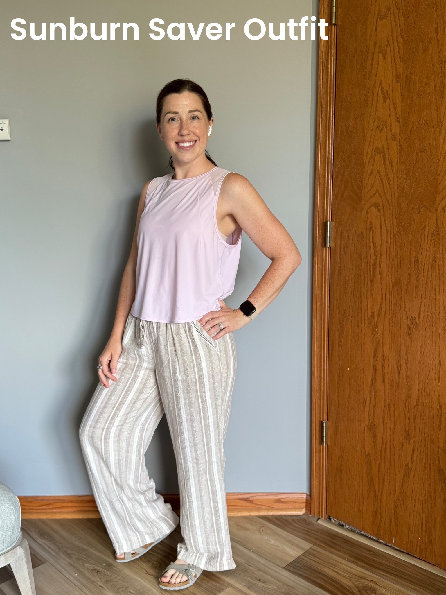 When you still have to work, but that sunburn needs to breath 🥵

• Wide-Leg Linen Pants
• Loose Crop Top
• Sandals 

#summerstyle #comfort #cool #breathable

#LTKPetite #LTKTravel #LTKSeasonal