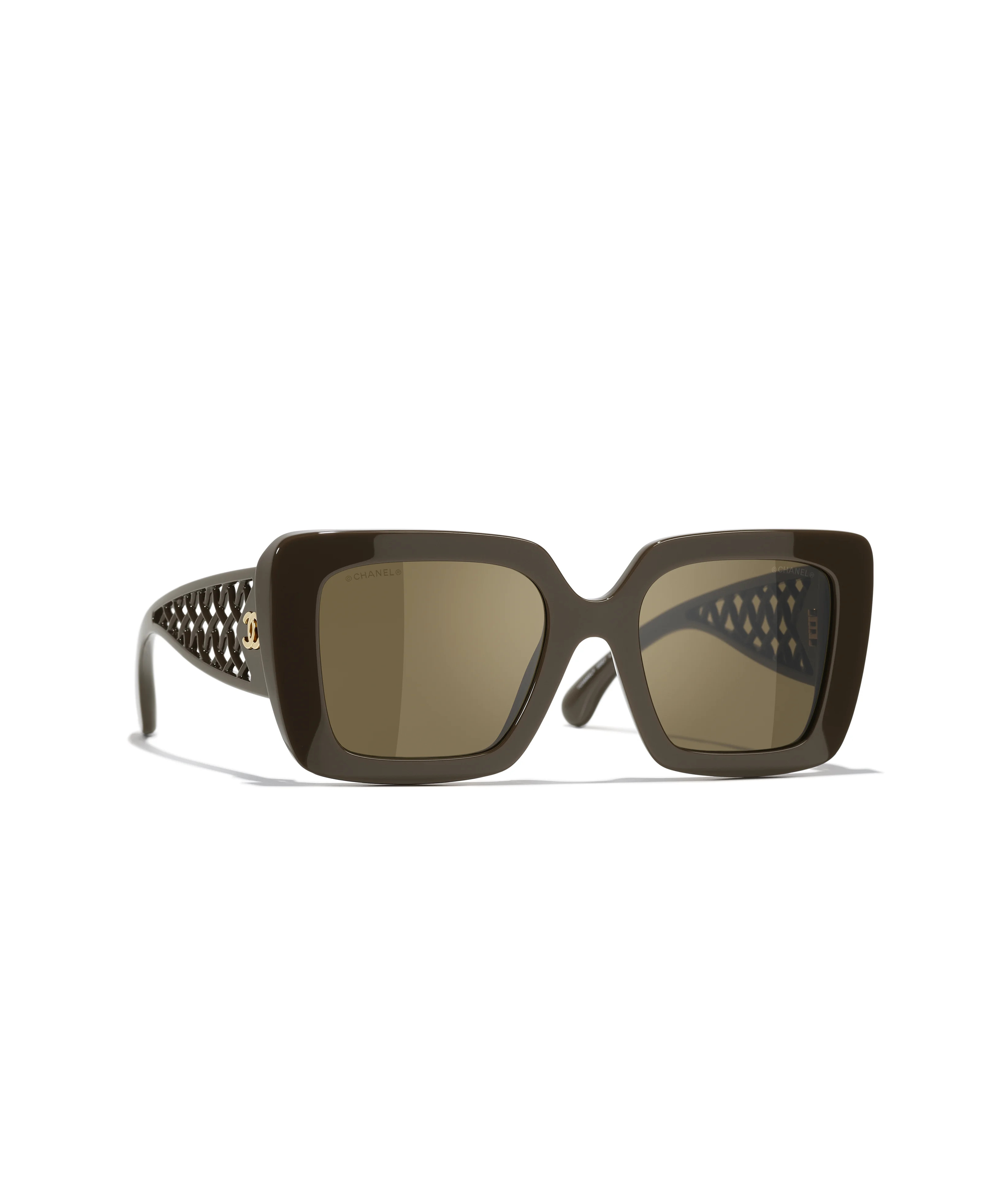 CHANEL Sunglasses: Square Sunglasses, acetate & nylon \u2014 Fashion | CHANEL | Chanel, Inc. (US)