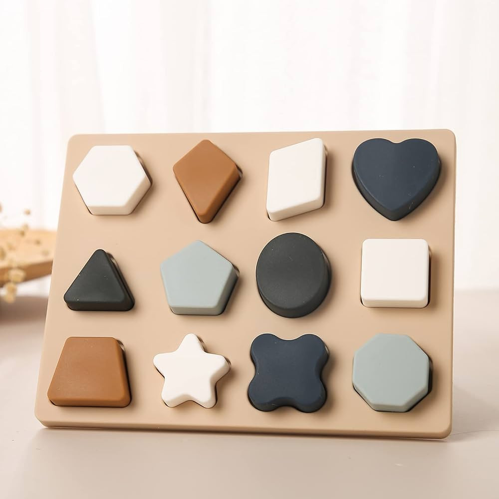 Toddlers Shape Puzzle Montessori Learning Shape Toy Board for Kids Preschool Boys & Girls Educati... | Amazon (US)