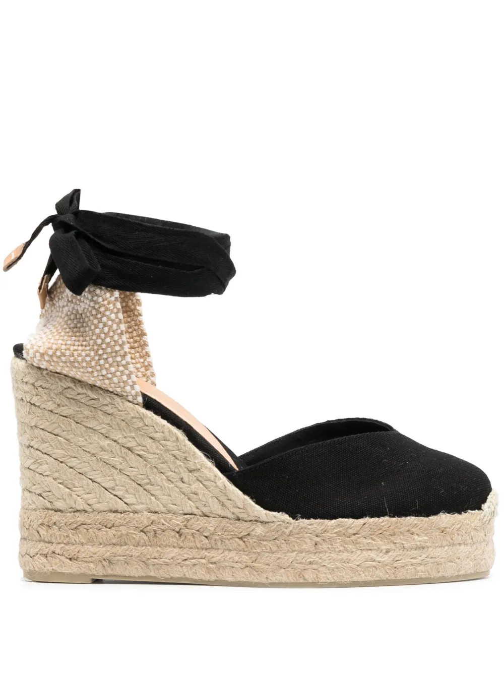 Castañer Chiara 105mm Wedge Espardilles | Black | FARFETCH IE | Farfetch Global