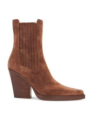 Paris Texas Dallas Ankle Boot in Brown | FWRD 