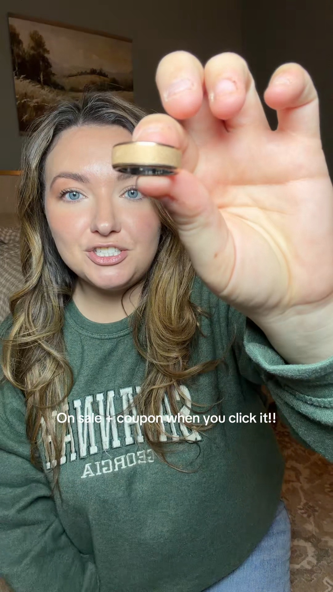 TikTok shop has it cheaper (@courtneyrcs) but it’s also available on Amazon if you don’t shop there! 

#smartring #giftsforher #giftsforhim #healthtracker #fitness #stepcounter 

#LTKfitnessgoals #LTKActive #LTKFindsUnder100