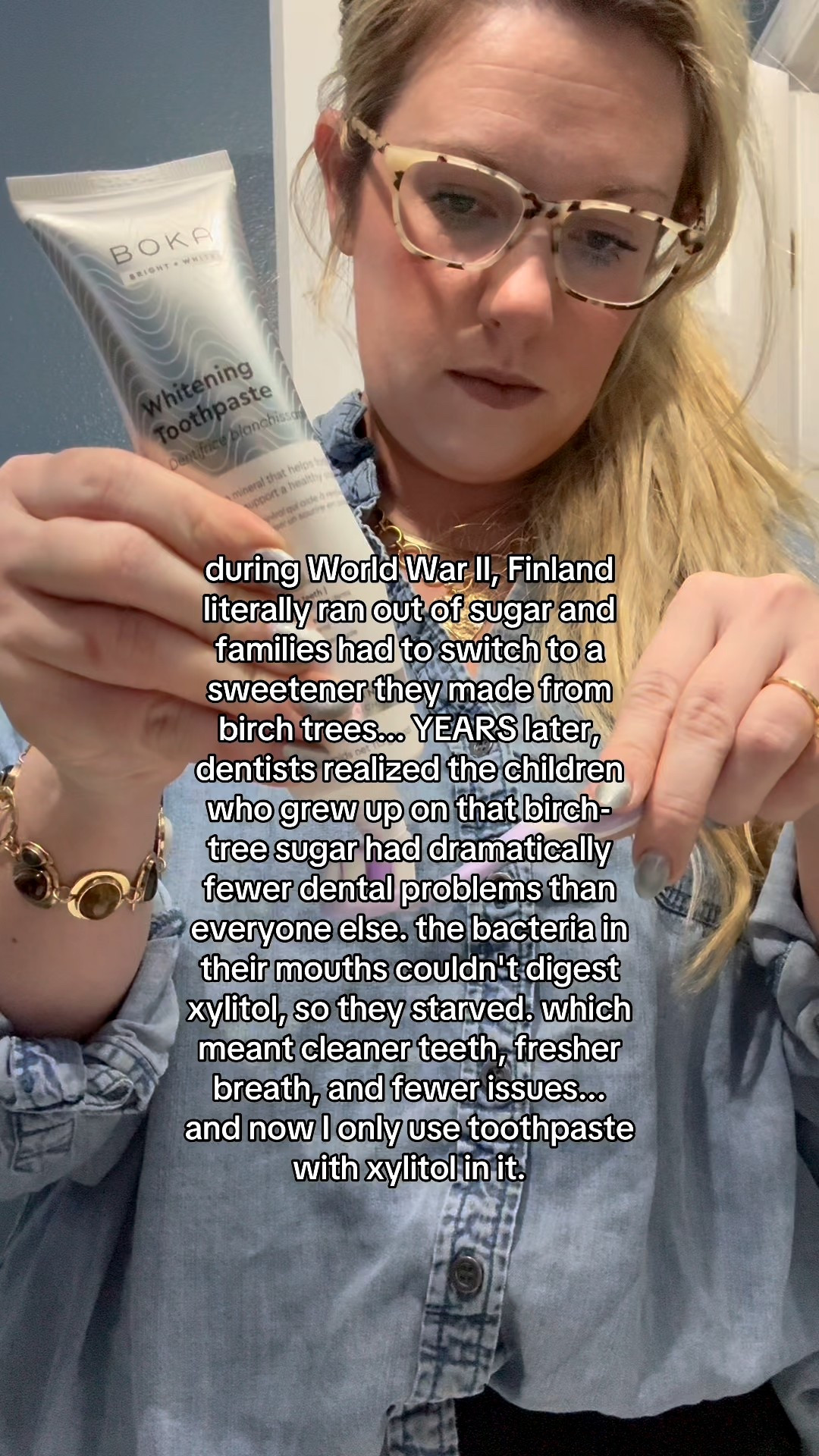 This Boka nano-hydroxyapatite toothpaste supports enamel care using a biomimetic mineral that naturally makes up your teeth, without fluoride or harsh additives. Gentle, biocompatible, and perfect for sensitive teeth, it turns everyday brushing into a clean, elevated routine.

#LTKdayinmylife #LTKootd #LTKgrwm