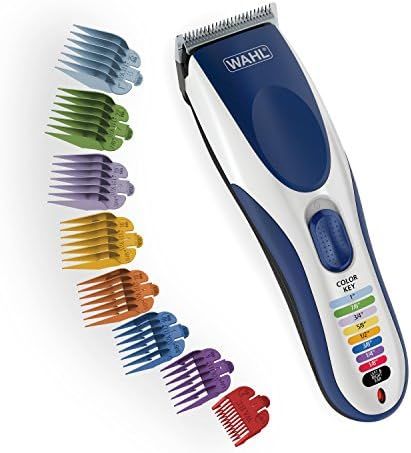 Wahl Color Pro Cordless Rechargeable Hair Clipper & Trimmer – Easy Color-Coded Guide Combs - fo... | Amazon (US)