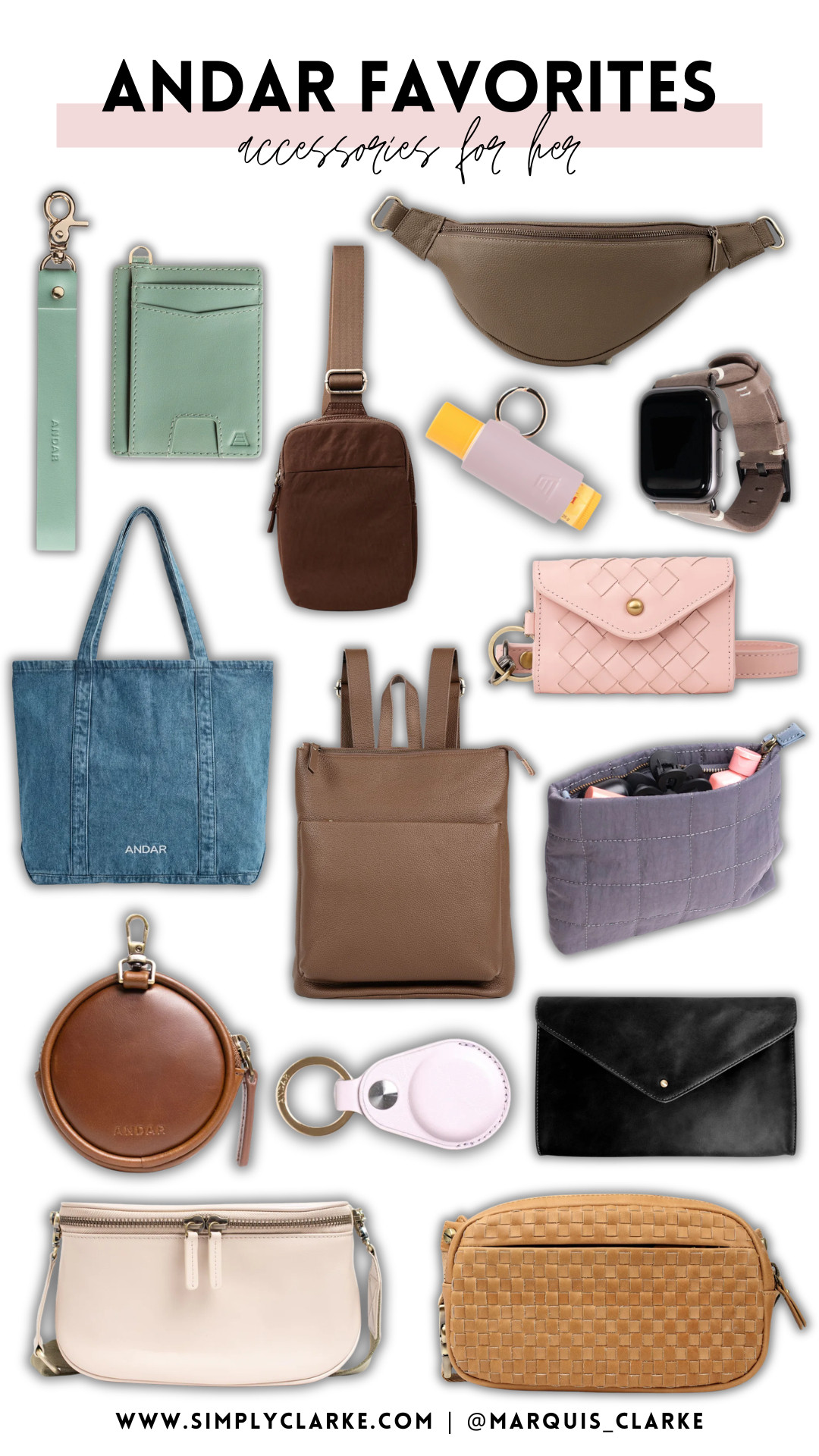 These Andar finds are as practical as they are pretty! From everyday bags to travel essentials and the cutest accessories, these are the pieces you'll reach for every day!

 

 #LTKgrwm #LTKootd #LTKmomlife