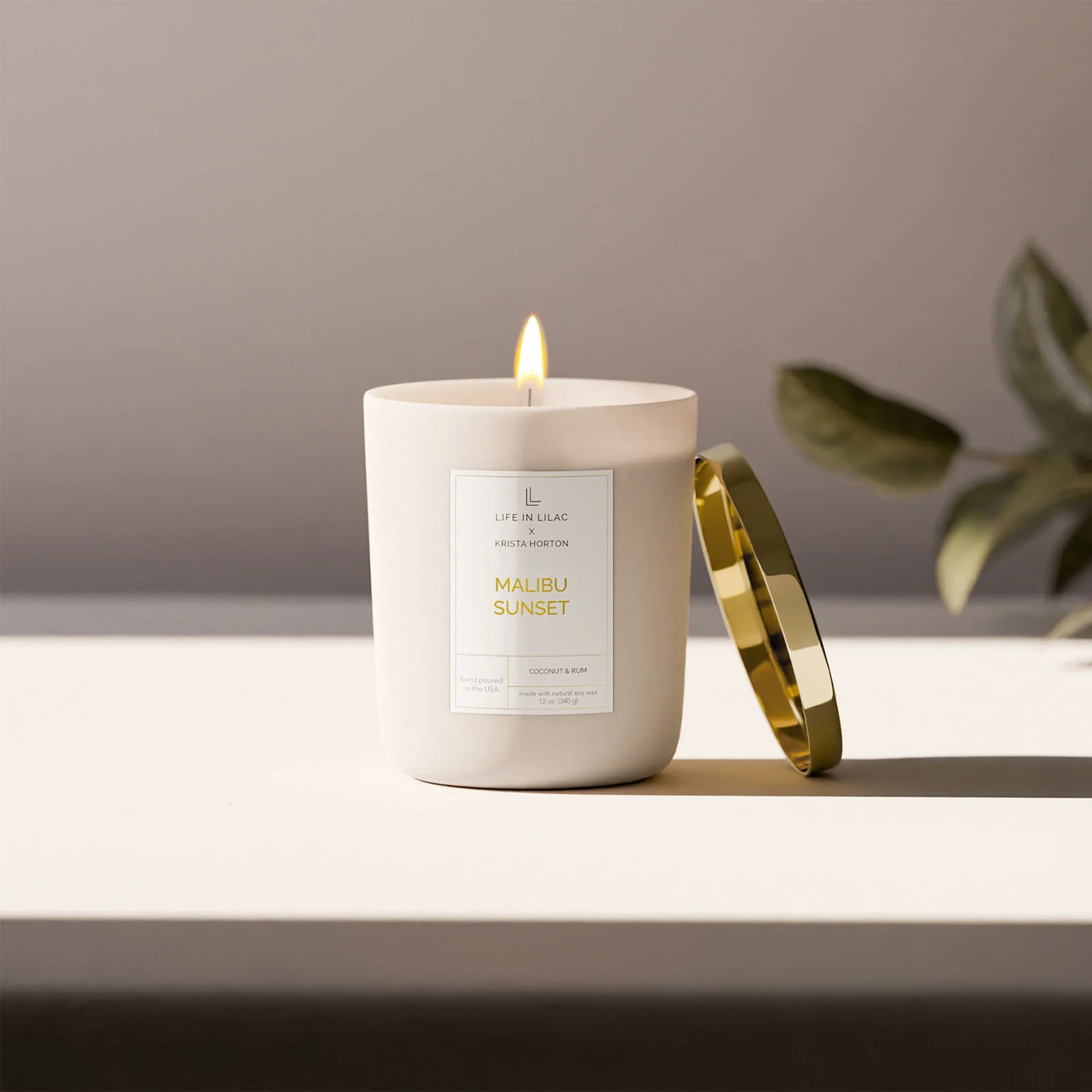 Krista Horton Malibu Sunset Candle | Life In Lilac