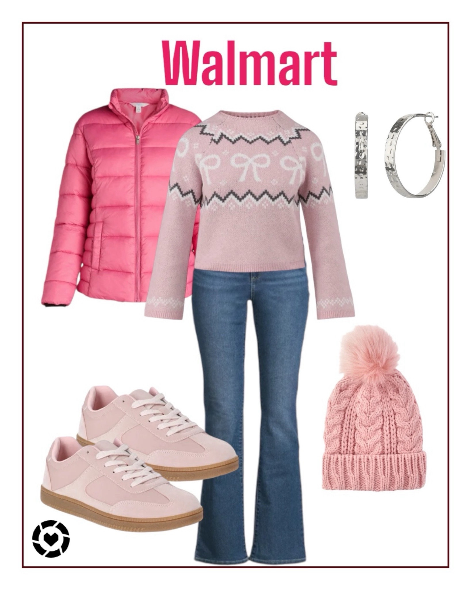 Walmart pink bow sweater with coat and jeans. 
#falloutfit
#walmartoutfit

Follow my shop @417bargainfindergirl on the @shop.LTK app to shop this post and get my exclusive app-only content!

#liketkit #LTKfindsunder50 #LTKstyletip #LTKSeasonal
@shop.ltk
https://liketk.it/4WlVX

#LTKSeasonal #LTKfindsunder50