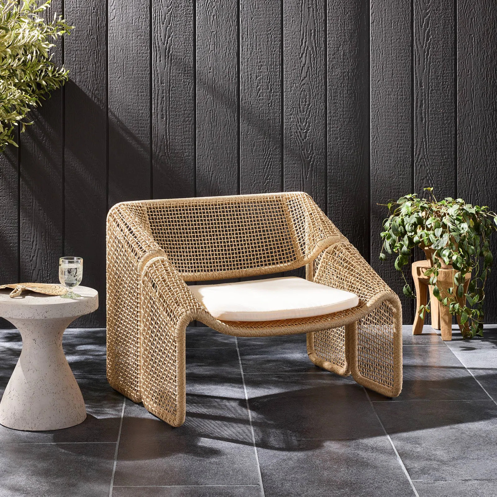 Aliza Wicker Outdoor Lounge Chair | Joss & Main