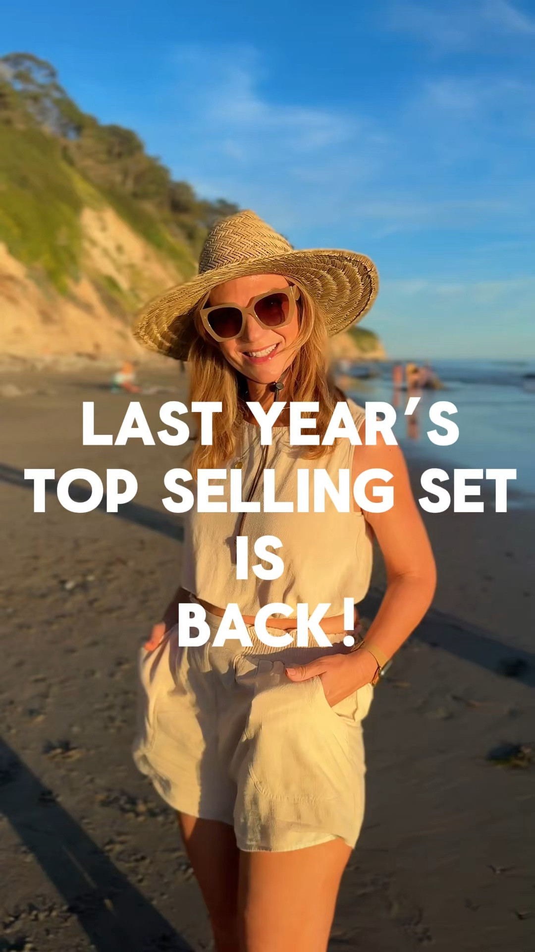 Vacation shorts set outfit for spring and travel 🤍

This vacation shorts set was one of my top selling spring outfits last year and it’s still one of my favorite vacation outfits and travel outfits.

I wore this matching set wine tasting in Los Olivos and later walking the beach in Santa Barbara, which is why I love it so much—it works perfectly as a wine tasting outfit, resortwear outfit, or easy beach vacation outfit.

Lightweight, flattering, and it comes in lots of colors which makes it a great spring outfit, spring break outfit, or resortwear 2026 look.

For reference:
I’m 5’7”, size 6 wearing a medium and it fits true to size.

Perfect for:
• spring outfits women
• vacation outfits
• beach vacation outfits
• travel outfits women
• resortwear outfits
• vacation shorts set



#LTKootd #LTKOver40 #LTKTravel