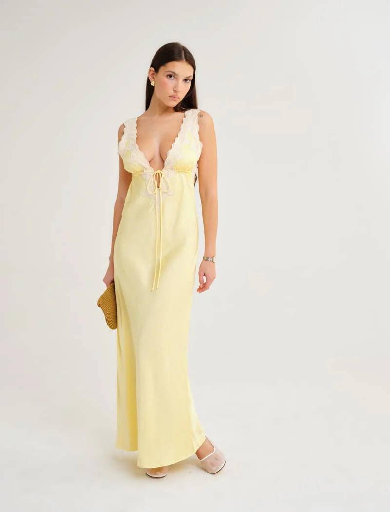 Venice Maxi Dress | Banana | Rumored