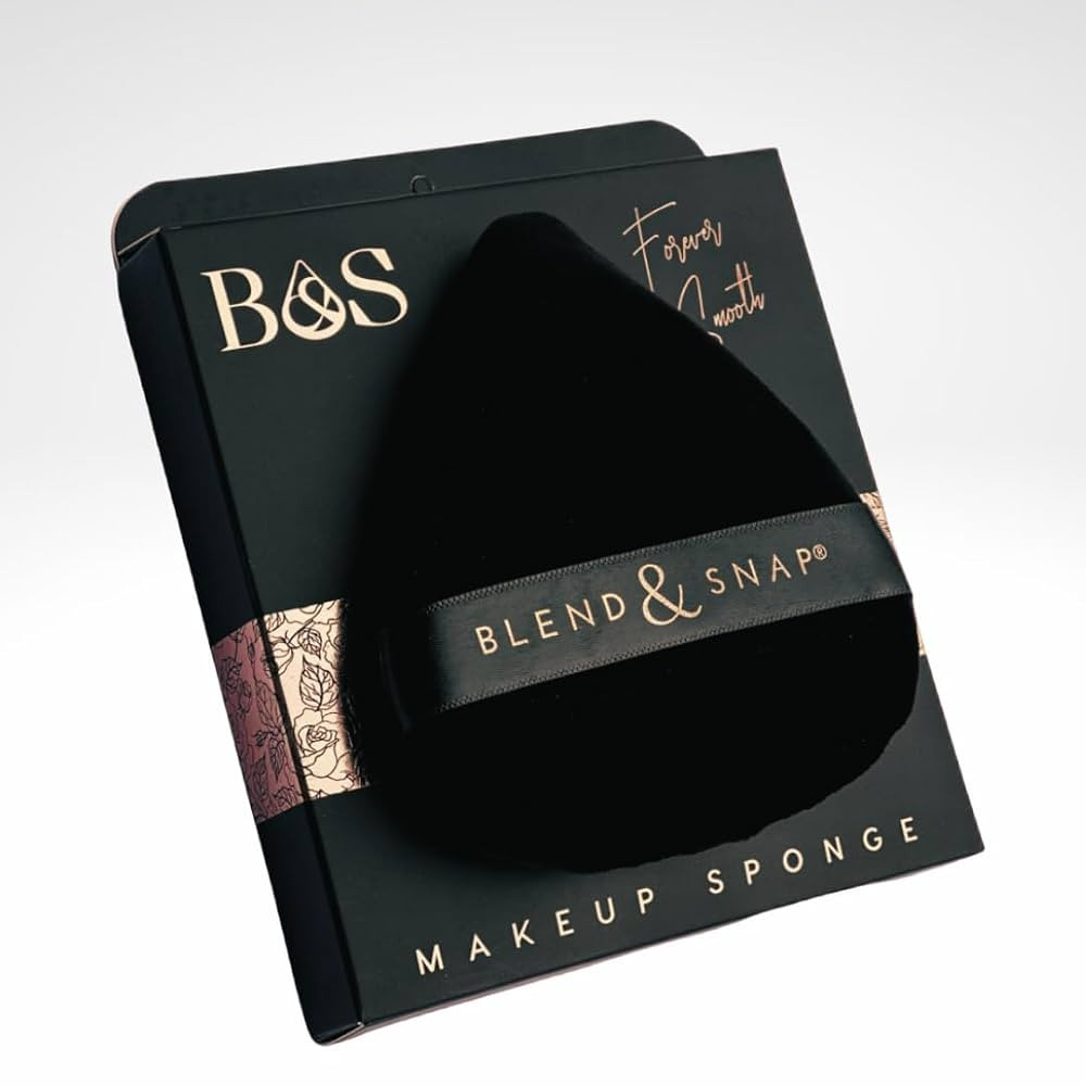 BLEND & SNAP Large Velour Triangle Makeup Puff for Smooth & Flawless Coverage – Blotting Sponge... | Amazon (US)