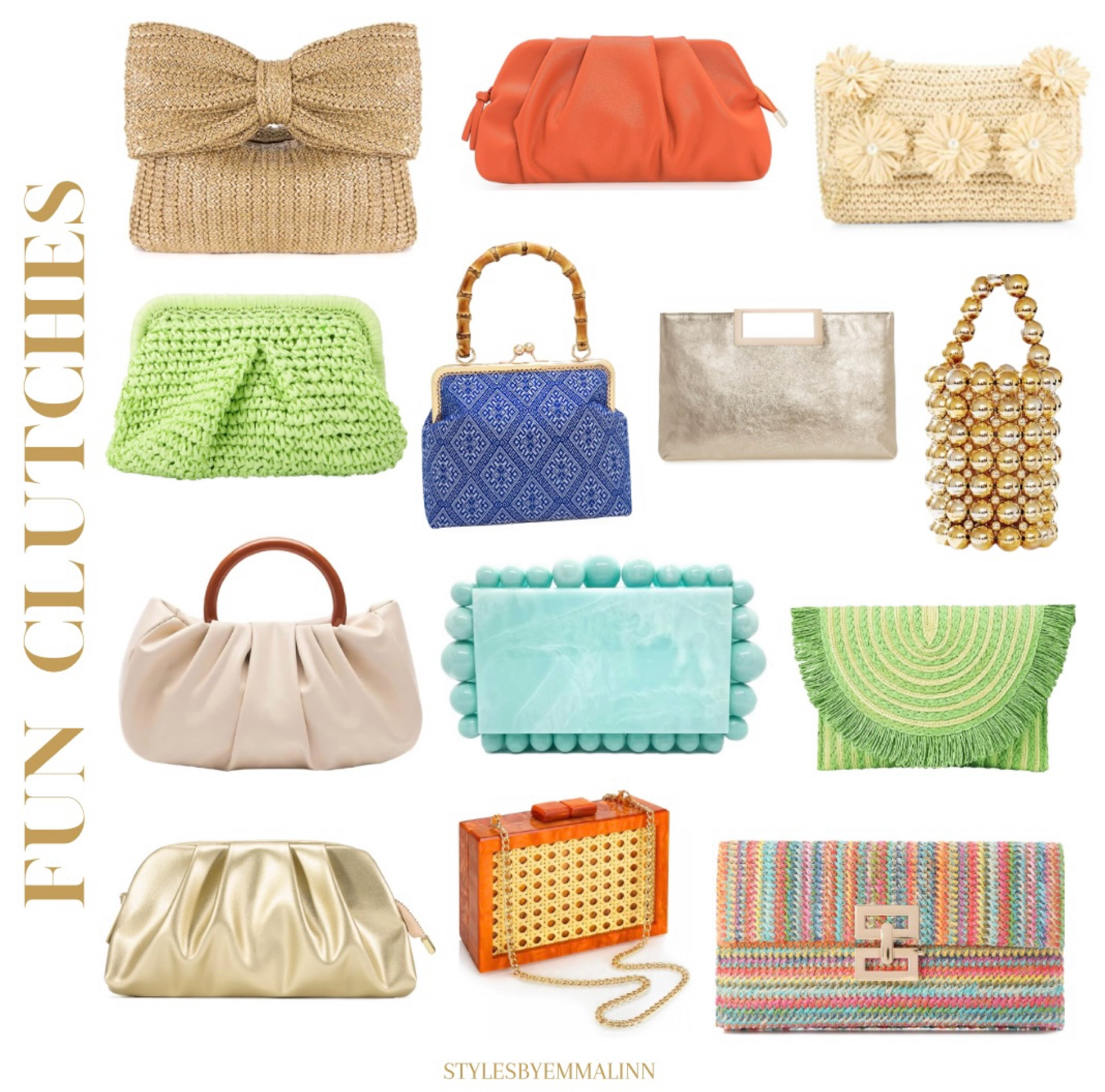 FUN CLUTCHES UNDER $50! A fun way to add to your outfit! 👛 

Clutch, clutches, fashion clutch, fashion clutches, small purse, dress accessories, dress accessory, fun clutch, fun clutches, colorful clutch, affordable clutch, accessory, accessories, purses, purse, trendy clutch, trendy purse, Styles by Emma Linn, Emma Linn

#LTKFindsUnder50 #LTKWedding #LTKStyleTip