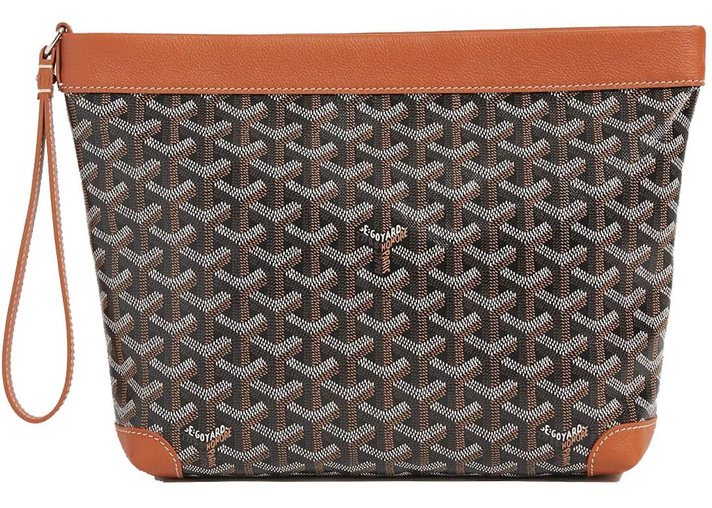 Goyard Conti PouchBlack/Brown | StockX