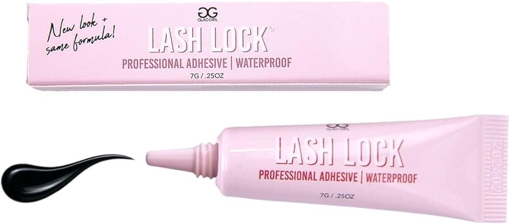 GladGirl Strip & Flare Lash Glue - Black | Amazon (US)