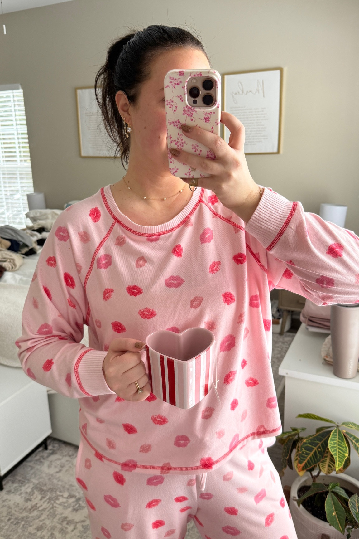 bday pjs 💓 wearing a large in both 

#LTKValentine