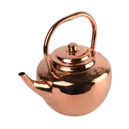 flameer Copper Teapot Chinese Traditional Teapot Coffee Pot for Kitchen Home Outdoor 5L | Walmart (US)