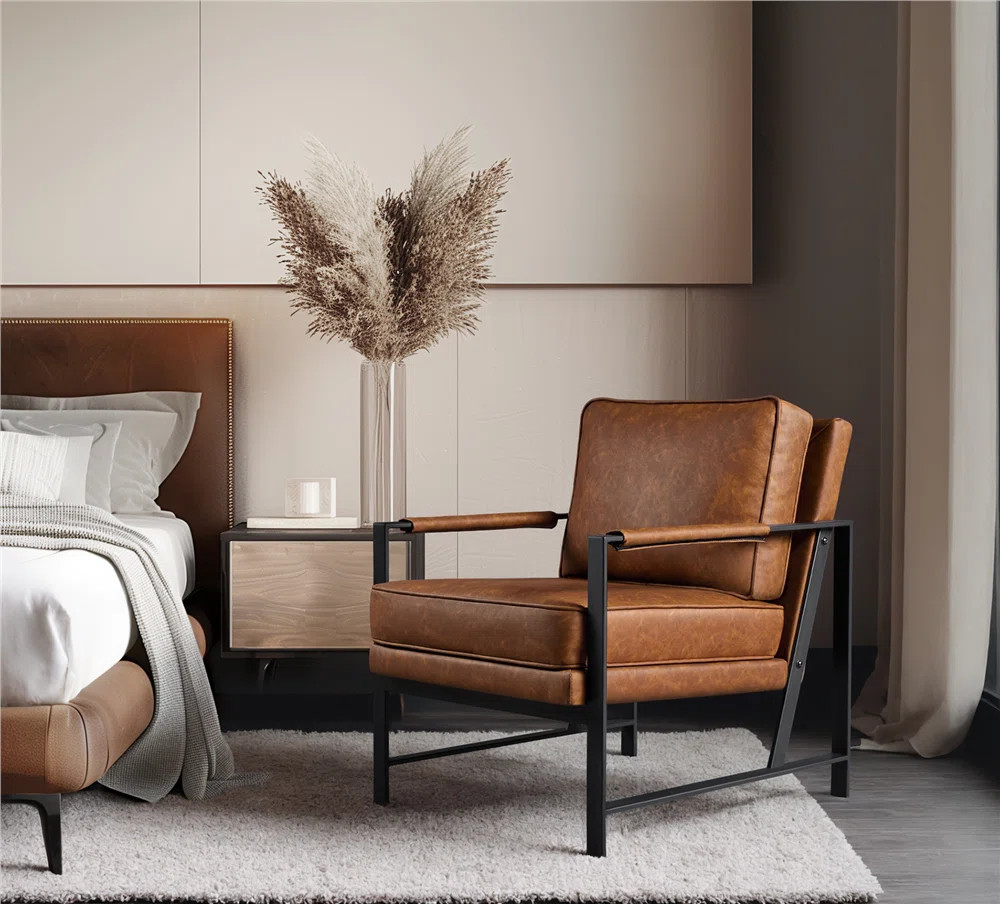 Trent Austin Design® 25.5" W Upholstered Armchair with Removable Seat & Back Cushion & Reviews |... | Wayfair North America