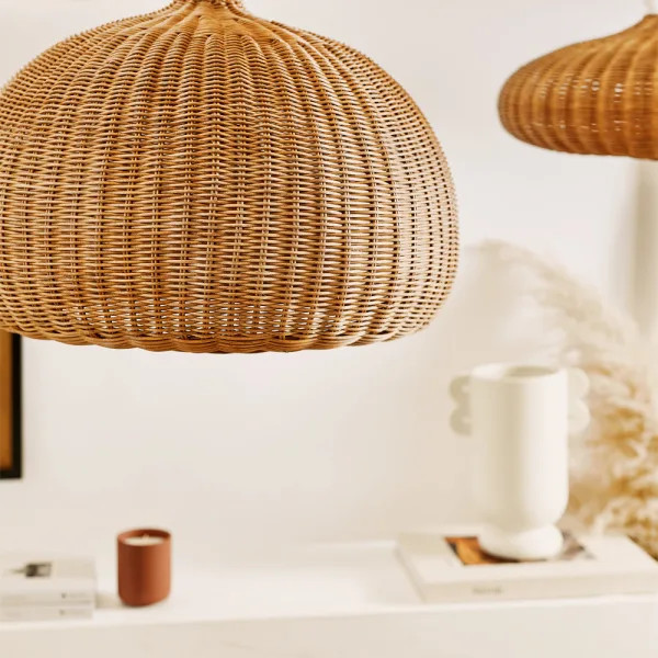 FERM LIVING BRAIDED LAMPSHADE BELLY | End Clothing (US & RoW)