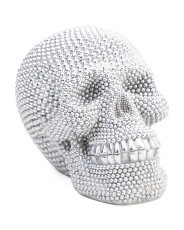 12in Resin Beaded Skull | Halloween | T.J.Maxx | TJ Maxx