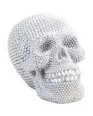 12in Resin Beaded Skull | Fall Decor | T.J.Maxx | TJ Maxx