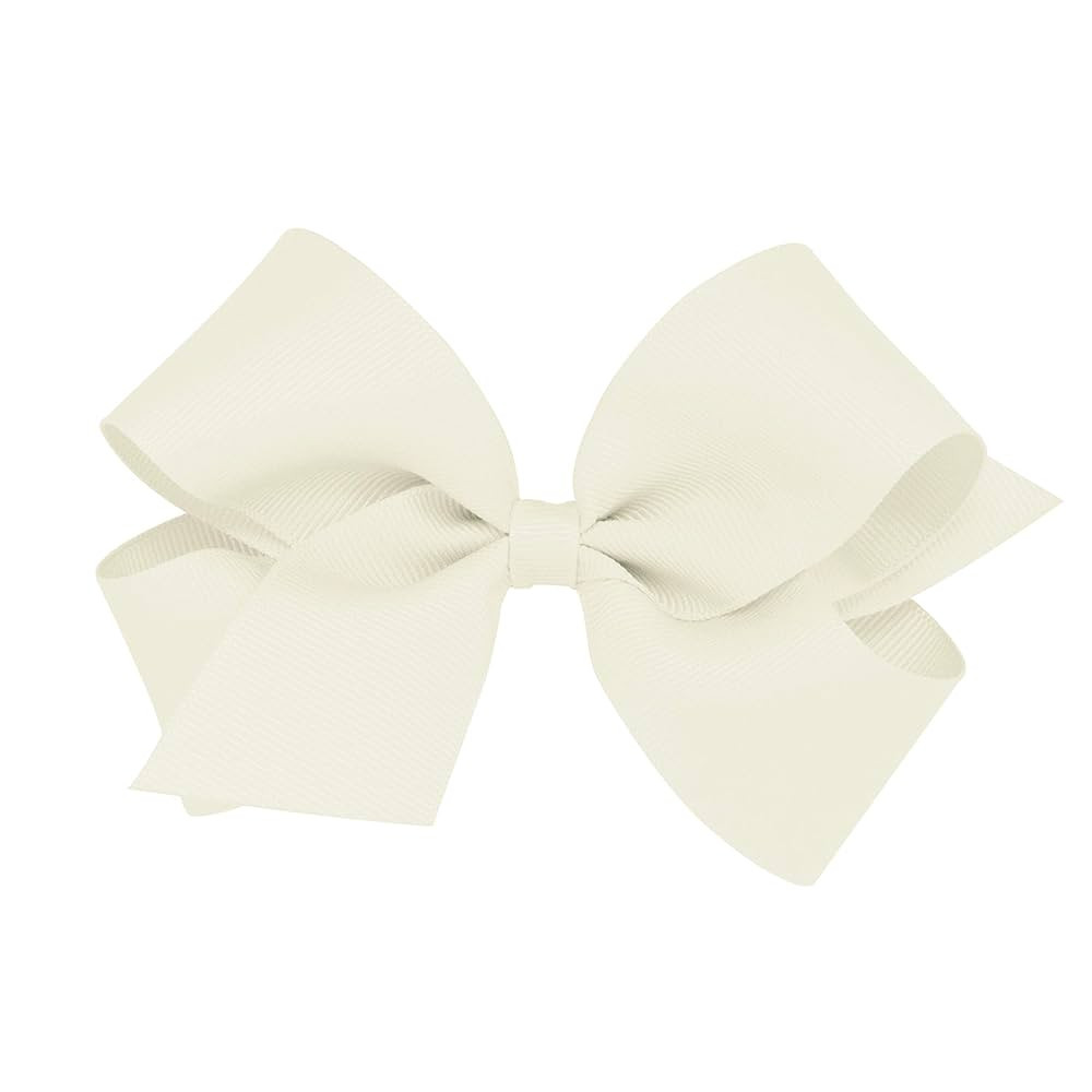 Wee Ones Girls' Plain Wrap Classic Grosgrain Hair Bows on a WeeStay No-Slip Hair Clip, Handmade, ... | Amazon (US)