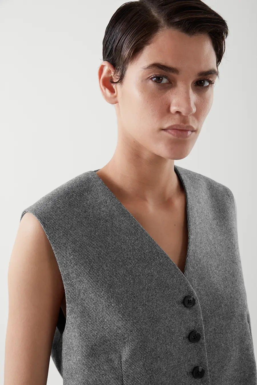HomeWomenCoats & JacketsJacketsCROPPED WOOL WAISTCOAT | COS UK