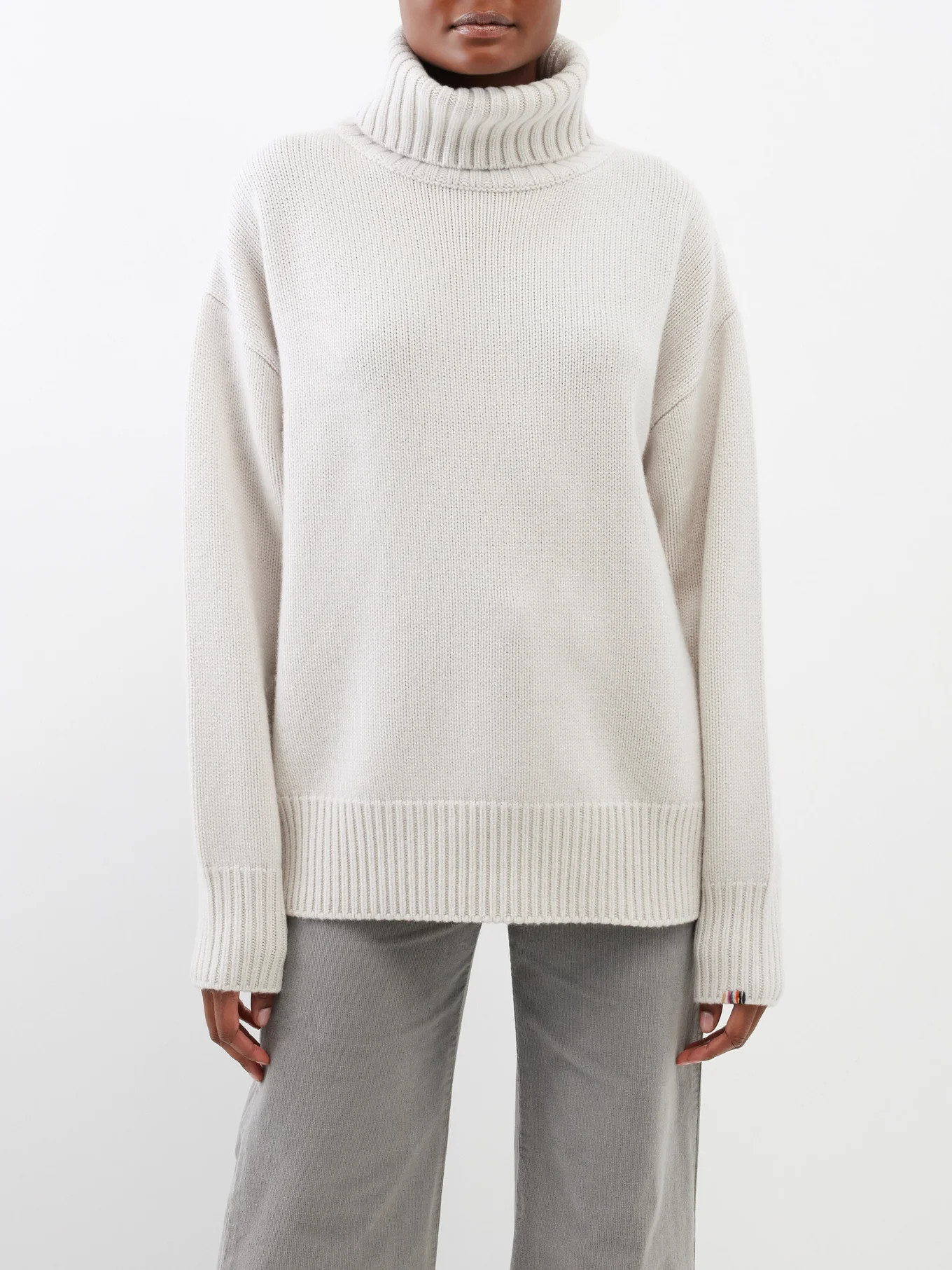 No.20 Oversize roll-neck cashmere sweater | Extreme Cashmere | Matches (US)