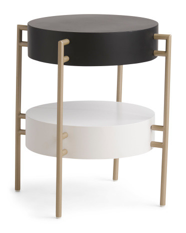 25in Deliah Two Tier Side Table | TJ Maxx