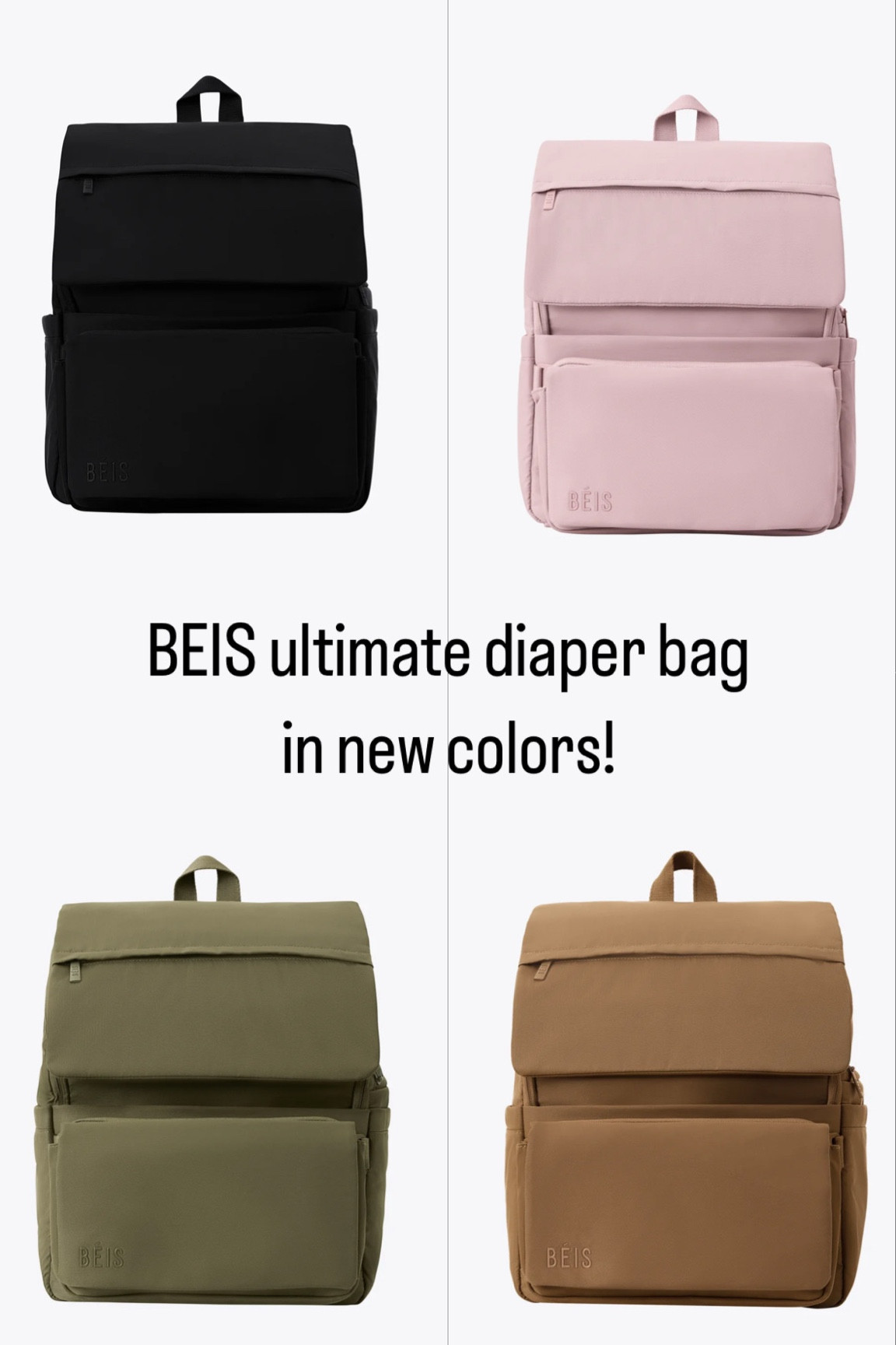 BEIS ultimate diaper bag comes in new colors….can I send my black one back lol. It has a few new upgrades as well. This bag is insane!! 

#LTKBump #LTKBaby