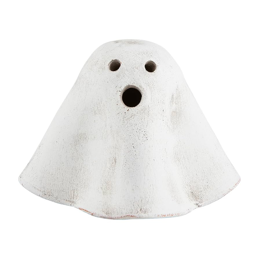 Mud Pie Terra Ghost Votive, Large 4" x 4" | Amazon (US)