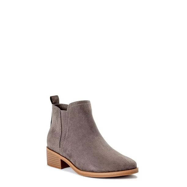 Time and Tru Women's Gore Ankle Bootie (Wide Width Available) | Walmart (US)