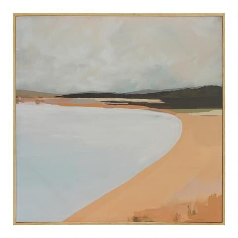 The Beach by Melissa Mary Jenkins Framed Canvas Wall Art | World Market