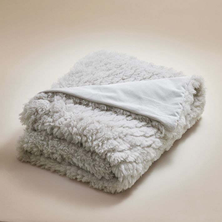 Cloud Faux-Fur Throw | Pottery Barn (US)