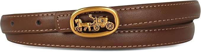 Relang Women's Belts with Gold Buckle, Fashion Waist Band, Elegant Ladies' Belt, Gift for Women | Amazon (US)