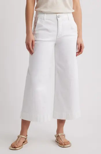 Whitney Skyrise Crop Wide Leg Jeans | Nordstrom